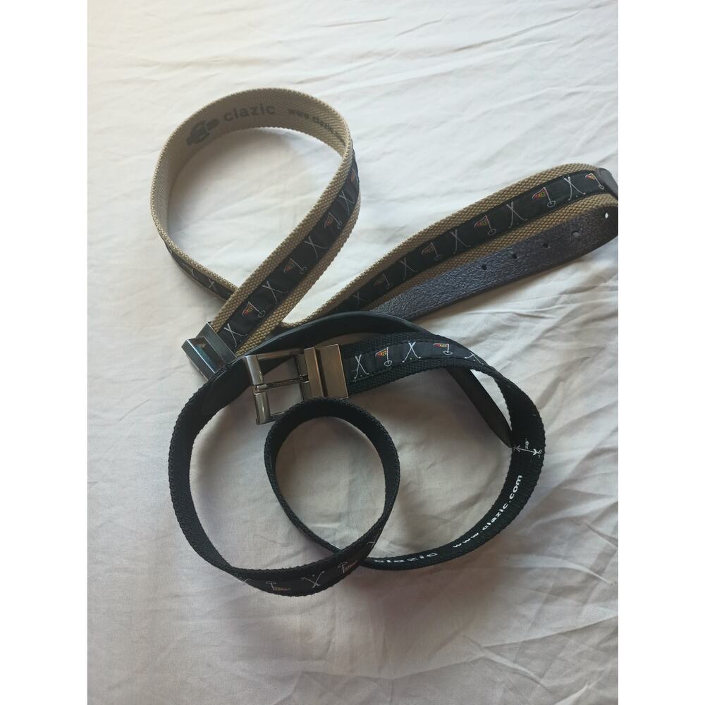 Men's Clazic Lot of 2 Golf‎ Belts Adjustable fit